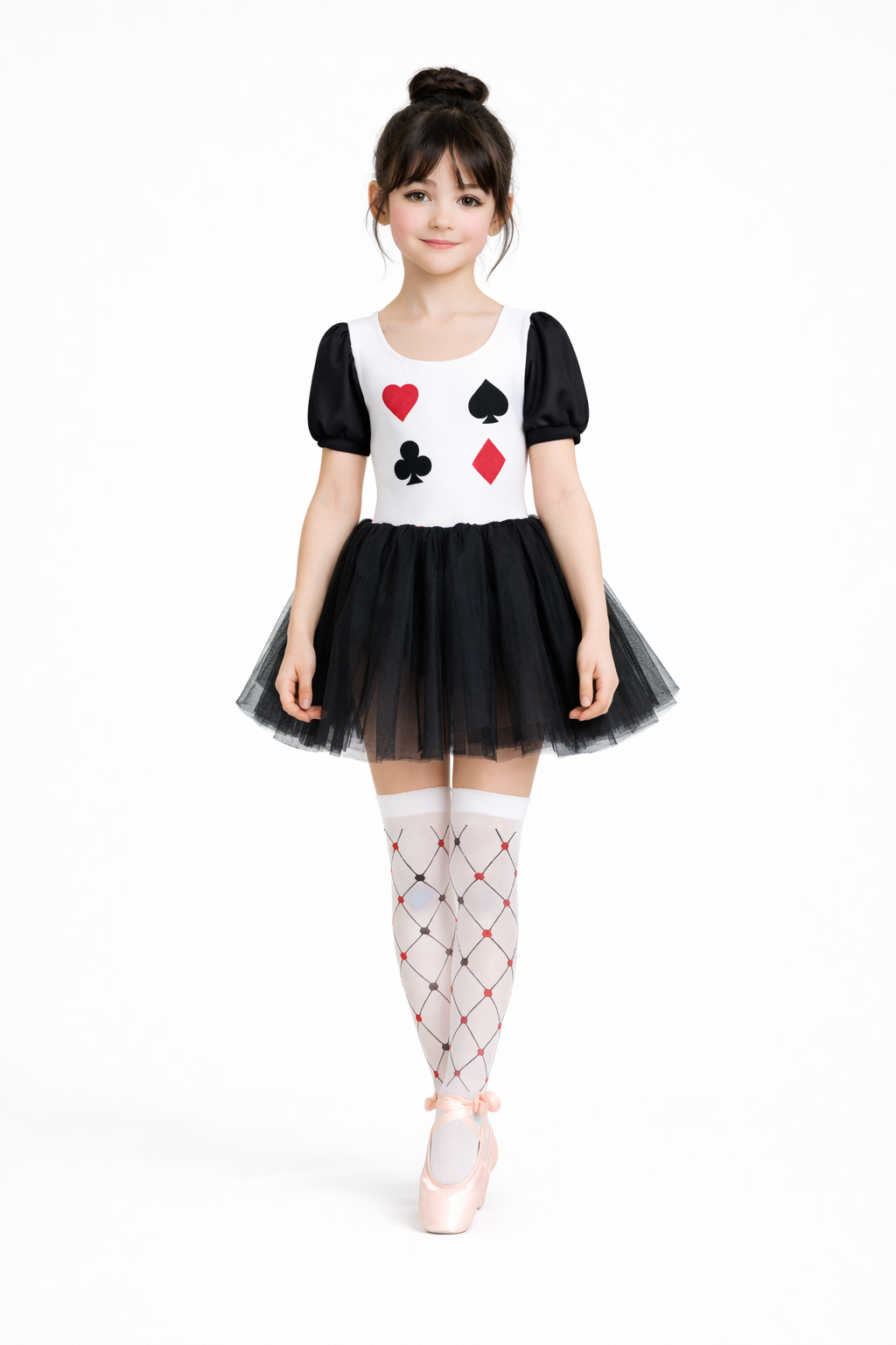 BODY CARTA DA GIOCO NERO BAMBINA